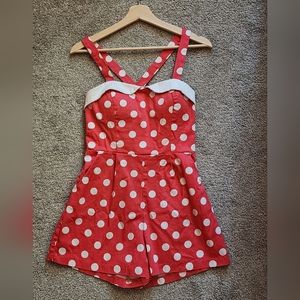 Retro Polka Dot Romper